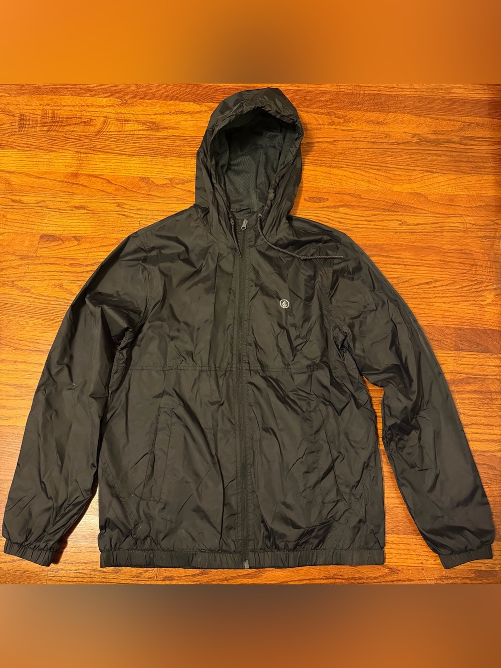 Volcom Hooded Windbreaker Jacket Size M
